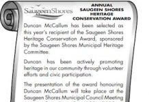 Southampton resident this year’s Heritage Award recipient