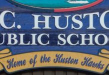 Pink stands for zero tolerance for bullying at G. C. Huston