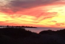 Sunsets over Lake Huron
