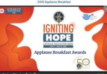 Catholic School Board celebrates Applause Breakfast Awards