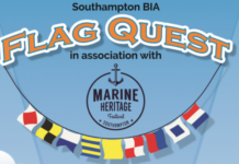 Pirate presents prizes to Flag Quest winners