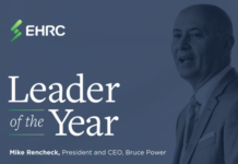 Bruce Power President and CEO named Leader of the Year by Electricity Human Resources Canada