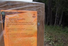 New planning application before the County of Bruce