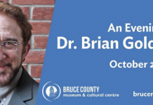 Bruce County Museum presents – An Evening with Dr. Brian Goldman