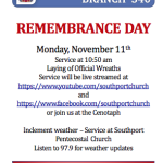 Port Elgin Legion Branch 340 – Remembrance Day