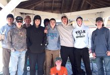 Local students help to give Port Elgin Beach structures a facelift