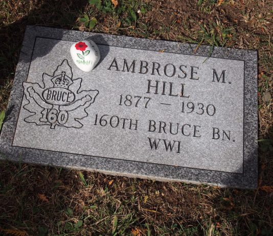 After a long journey the story of a local Veteran comes to a close – Ambrose Marten Hill