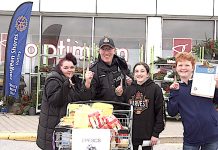 Annual Shop with a Cop a FUNdraiser for local Food Banks