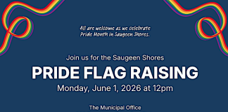 Saugeen Shores prepares to celebrate Pride month with flag raising ceremony