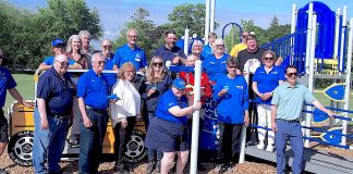 It was a community effort for G. C. Huston Public School’s new revitalized playground