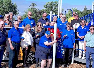 It was a community effort for G. C. Huston Public School’s new revitalized playground