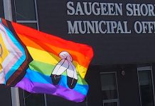 Saugeen Shores begins Pride month with flag raising
