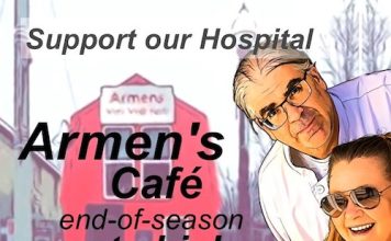 Armen’s closes out the summer with his famous roast-chicken dinner – a fundraiser for local health care