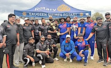 Saugeen Shores Rotary hosts and celebrates 2nd annual Cricket Tournament