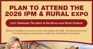 MPP Thompson set to celebrate Rural Ontario Week at the International Plowing Match & Rural Expo