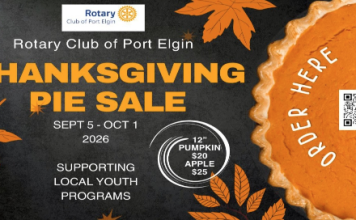 Fall is time for Rotary pumpkin pie fundraiser for youth