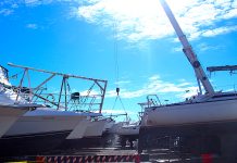 Boats go to bed for the winter in Port Elgin