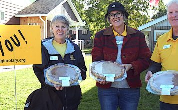 Rotary Fall pumpkin pie FUNdraiser a success
